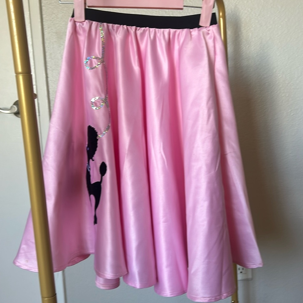 50s costume skirt rock & roll style -PINK